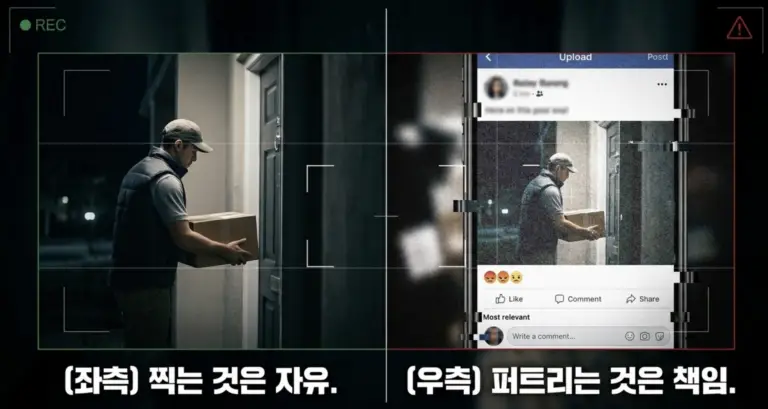 택배기사 배달원 CCTV 촬영 초상권 침해일까?